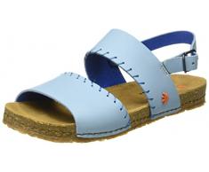 ART Creta, Sandali Piatti Donna, Azzurro Cielo, 38 EU