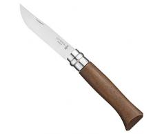 Opinel N. 08, Coltello Serramanico in Acciaio Inox Beige