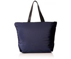 Desigual Bols_Logging Namib, Borsa per la Spesa Donna, Blu, Taglia Unica
