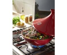 Emile Henry EH329532 Tajine con Imballaggio Rinforzato, 32 cm, Mattone