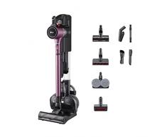 LG CordZero A9K-ULTRA1V Aspirapolvere Senza Fili Potente 200W, Autonomia 120 Minuti, con Wi-Fi, 4 Spazzole e 4 Accessori, Scopa Elettrica e Lavapavimenti con Tubo Telescopico e 2 Batterie Ricaricabili
