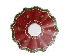 Villeroy & Boch Toys Delight Piattino per CaffÃ¨ con Latte, Porcellana, Bianco/Multicolore, 19x19x0.1 cm