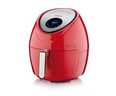 Ariete 4618, Airy Fryer XXL, Friggitrice ad Aria, 5,5 Litri, Frigge Senza Olio 2,5 kg di Patatine, 1800 Watt, Rosso