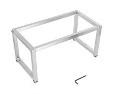 Staffa per vasetti di marmellata - Staffa retrattile multifunzionale in acciaio inossidabile da 35-60 cm a strato singolo per contenitore per condimenti per vasetti di marmellata