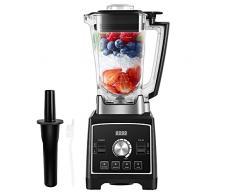 Frullatore Tritatutto Multifunzione Senza BPA Frullatore Elettrico 2000W Frullatore Professionale con 8 Lame Frullatore Smoothie, Frullatori da Tavolo a 8 velocità con Ricettario, 5 Programmi, 2L 2QT