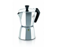 Tescoma 647006 Paloma Caffettiera 6 Tazze, Alluminio, Argento/Nero