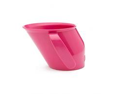 Doidy Cup – Tazza per Bambini – Particolare Design Obliquo – Due Manici – Ottima Tazza da Svezzamento per Latte, Acqua e Succo di Frutta – Per Bambini dai 3-6 Mesi (Cerise)