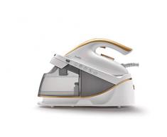 Breville PRESSXPRESS 2400W Ferro da Stiro con Caldaia, Piastra Multidirezionale in Ceramica, Colpo Vapore 230 g, Getto Vapore Verticale 100g/min, *Pressione 5 Bar, Bianco