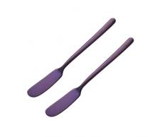 UPKOCH 2Pcs Pizza Formaggio Mozzarella Spatola di Metallo Pulire La Lama della Marmellata Pulire La Spatola della Marmellata Coltello Burro Caldo Macchina Taglio per Sandwich