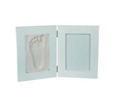 Out of the blue 94/2256 Set di Cornici Bilaterali Fai da Te, Legno, Bianco, 30x19x3.5 cm