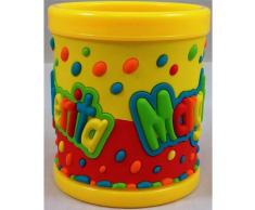 TAZZA IN PLASTICA CON NOME MARGHERITA A RILIEVO - JT065