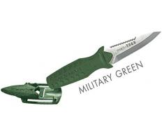 Salvimar Predathor, Coltello subacqueo Unisex Adulto, Verde Militare, unica