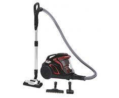 Hoover H-Power 700 HP730ALG 011 Aspirapolvere a Traino Senza Sacco, Tecnologia Ciclonica, 850 W, 2 Litri, 68 Decibel, Plastica, Nero (Cougar Black)