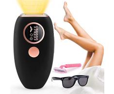 Autozstar Epilatore a Luce Pulsata, 999,999 Flash IPL Epilazione Definitiva Professionale Indolore Dispositivo con 2 Modalità di Flash e 5 Impostazioni per Viso, Corpo, Gambe