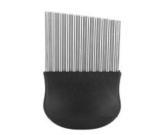 Somine Coltello Ondulato in Acciaio Inox con Manico Crinkle Ondulata Taglia per Patate Carota Verdure