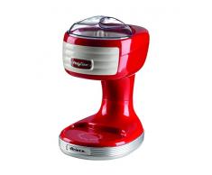 Ariete Ice Crusher Party Time 76, Macchina per Ghiaccio e Granite, 30W, Tritaghiaccio con Cestello Removibile, Coperchio Trasparente, Set di Lame in Acciaio Inox, 30W, Rosso