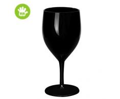 SFERE IN BICCHIERI DI VINO IN POLICARBONATO – 6 pezzi in Nero
