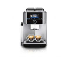 SIEMENS TI9578X1DE EQ.9 plus connect s700 - Macchina da caffè automatica personalizzabile, 2 contenitori per fagioli, macinino extra silenzioso, 1.500 Watt, in acciaio INOX