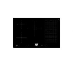 Neff T58PT20X0 - Piano cottura a induzione N70, 80 cm, TwistPad, FlexInduction, PowerMove, in vetroceramica, a filo