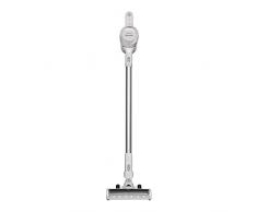 Hisense HVC6133W, Scopa Elettrica Senza Fili 2in1, Aspirapolvere Senza Sacco, Batteria 21,6 V, 45 min Autonomia, Rumorosità 78 db, Assorbimento Elettrico 135W, Luci Led Frontali, Spazzola Motorizzata