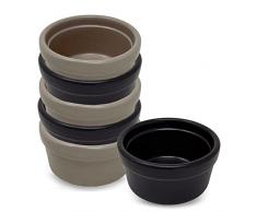 ToCi Mini Tapas Ciotole – Ciotole per snack e ciotole per patatine, salse, caramelle, raclette, piccole ciotole in ceramica, ideali per antipasti Meze o Kahvalti