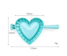CHAWHO Formine per Ravioli,Set da 3 - Stampo per Pasticceria con Gnocchi di Ravioli di Torta per Accessori da Cucina (Piccolo Medio Grande, Forma di Cuore)