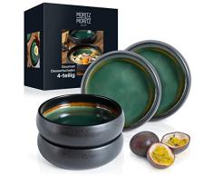 Moritz & Moritz SOLID 4x ciotoline - 300 ml - Ciotole in ceramica per salse, dessert, snack, minestre, insalate, gelato, tapas e antipasti