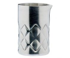 Piazza - Misurino Cocktail in Acciaio Inox, Dosatore Professionale per Attrezzatura Bar, Jigger Barman Mixing Tin Style| Capacità 75ml