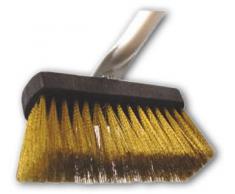 Spazzola per forno in setola in ottone 16x5 cm â€" con manico in alluminio 160 cm