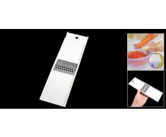 sourcingmap Plastica Bianco Cornice Manuale Cucina Carota Frutta Grattugia Shredder