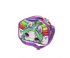 Poopsie Slime Surprise Arcobaleno-Borsa Porta Pranzo 3D, Multicolore