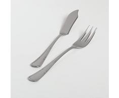 Pintinox Valencia 12 Coppie Posate Pesce, Acciaio Inox, Made in Italy