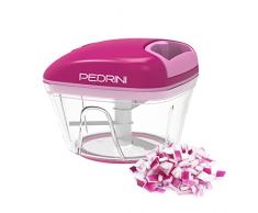 Pedrini tritatutto manuale a corda con 3 lame in acciaio inossidabile