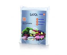 Laica Vt35042 Macchina Sottovuoto Confezione da 50 Sacchetti Formato 20 x 28 cm
