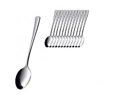 Esmeyer Stockholm - Set da 12 cucchiaini da Espresso/caffÃ¨ Stockholm 18/10 Lucido