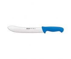 Arcos Serie 2900 - Coltello Scannare Coltello Macellaio Coltello Bistecca - Lama Acciaio Inossidabile Nitrum 250 mm - Manico Polipropilene Colore Blu
