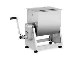 Royal Catering Impastatrice Per Carne E Salumi Manuale Mescolatrice Per Macelleria RC-MMA28 (28 L, Acciaio inox)