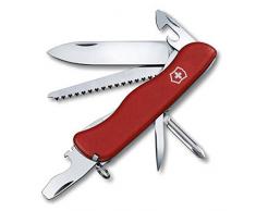 Victorinox, coltellino svizzero Trailmaster (12 funzioni, grande lama bloccabile, seghetto per legno), rosso