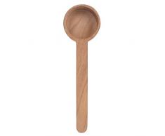Omabeta Cucchiaio dosatore da caffè in Legno Cucchiaio da Cucina Misurino da Cucina Cucchiaino da tè Cucchiaino da caffè Espresso per Chicchi di caffè Olio Zucchero Spezia(Long Handle)