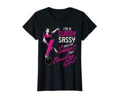 Bowling Ball Game Pins divertente ciotola sport idea regalo perfetta Maglietta