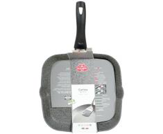 Ballarini Cortina Granitium Bistecchiera, Alluminio, Grigio 28 cm