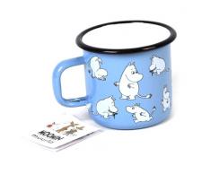 Mumin - Tazza di smalto Retro -Mumin- azzurro chiaro, 3,7 dl (Muurla Design) [1701-037-20]