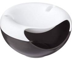 ProLeo Lazy Snack, ciotola per snack, ciotola da portata per snack, noci, semi con supporto per cellulare, colore: bianco e nero