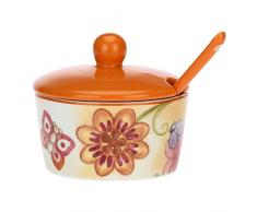 THUN, Formaggera in Porcellana con Decorazione Floreale Primaverile, Linea Fiori e Fantasia, ø 11.4 cm