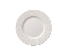Villeroy & Boch - Manufacture Rock - Piatti da colazione, 6 pezzi, 22 cm, porcellana premium, colore: Bianco