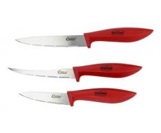 Set di coltelli Clauss CL-80000 00 3 elementi Microban, rosso