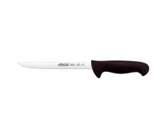 Arcos Serie 2900 - Coltello di Filetto Coltello Bistecca - Lama Acciaio Inossidabile Nitrum 200 mm - Manico Polipropilene Colore Nero