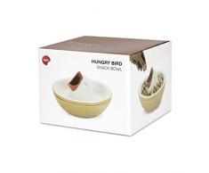 Balvi Ciotola aperitivo Hungry Bird con compartimento Inferiore per gusci di Frutta secca o noccioli