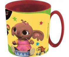 Little Flight Bing Tazza in plastica Riutilizzabile con Manico Pappa Scuola Mare ,Bicchiere PLASTICA Riutilizzabile Rigida Ladybug Bing (1 Tazza in PLASTICA Riutilizzabile Rigida per MICROONDE)