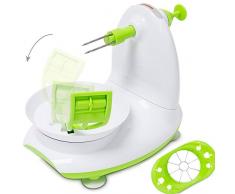 Sbuccia pulisci affetta mela mele a manovella taglia frutta con ventose - Taglia spicchi in omaggio